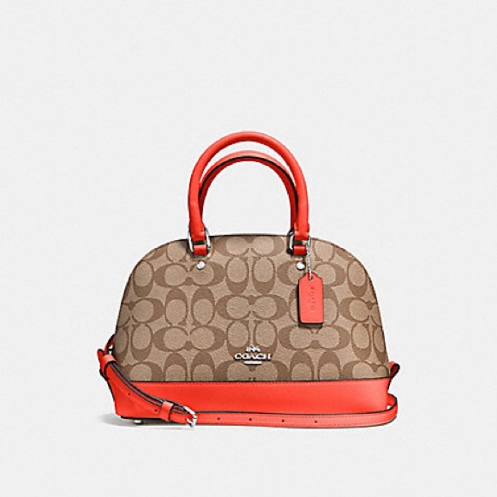 🩵SALE🩵 Mini Sierra Satchel In Signature Coated Canvas